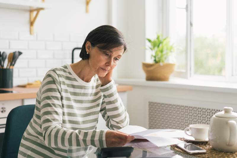 woman takes out a personal loan